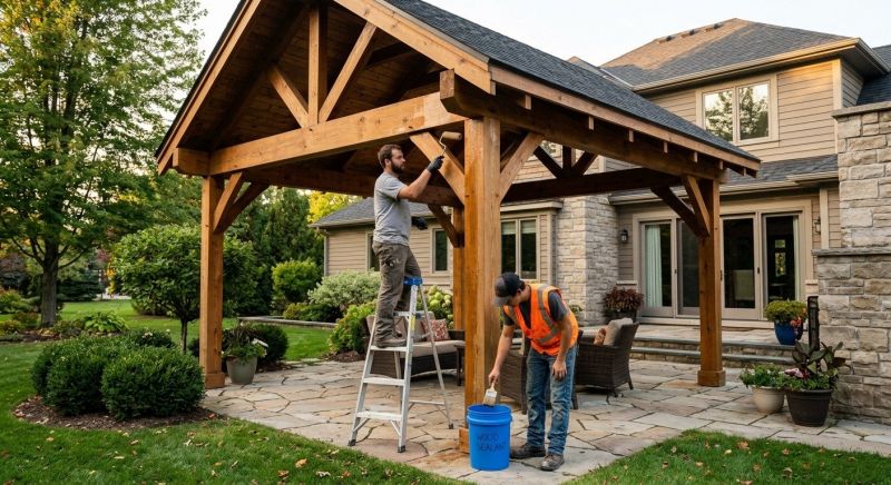Pavilion Sealing in Kansas City, KS